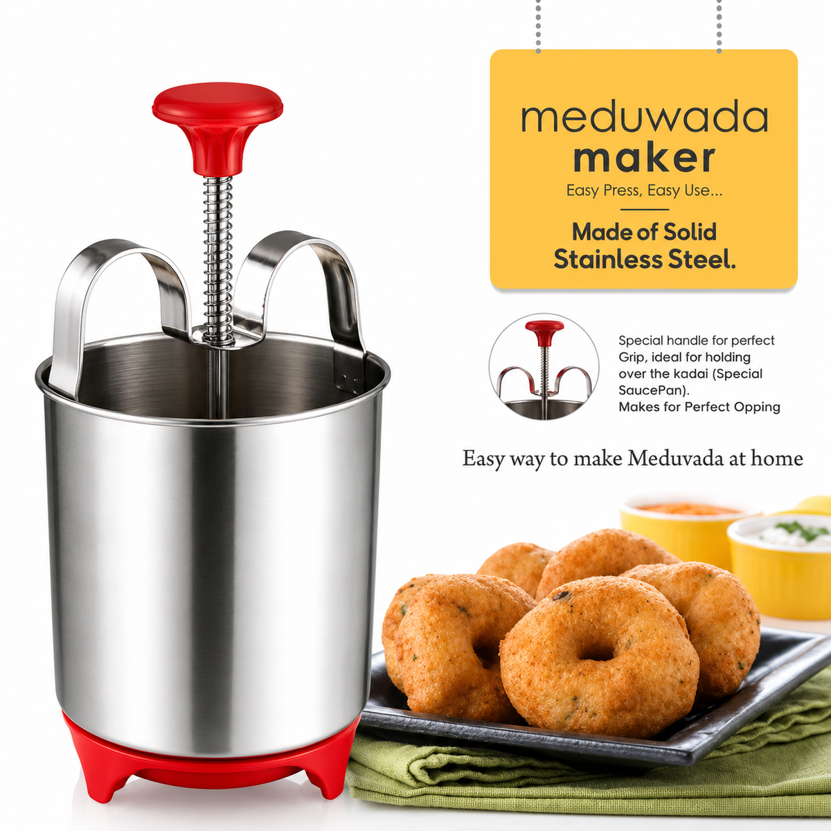Stainless Steel Medu Vada Maker