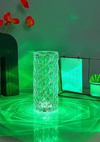 Rechargeable Crystal Diamond Table Lamp with Touch Control & Remote | USB LED Night Lamp for Bedroom, Living Room & Home Décor