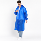 Adult Waterproof Hooded Raincoat for Men