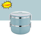 Multi-Layer Stainless Steel Hot Lunch Box - Insulated Tiffin for School & Office