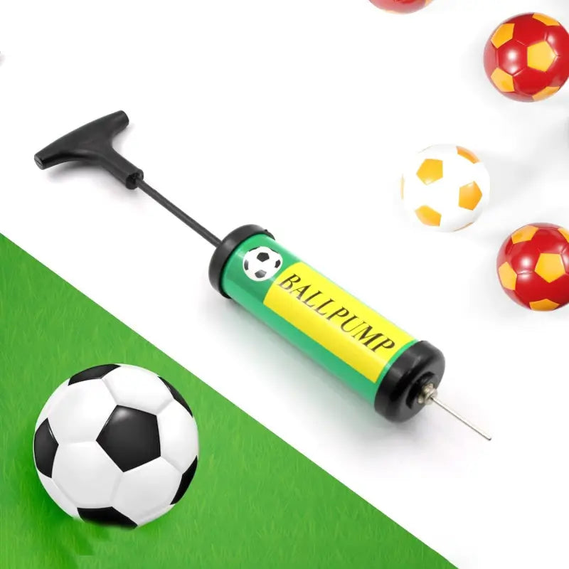 Inflator Air Ball Pump Soft Bouncing Ball Development Kids Toy, Sports Plastic Pump for Soccer, Basketball, Football, Volleyball Ball (17 Cm)