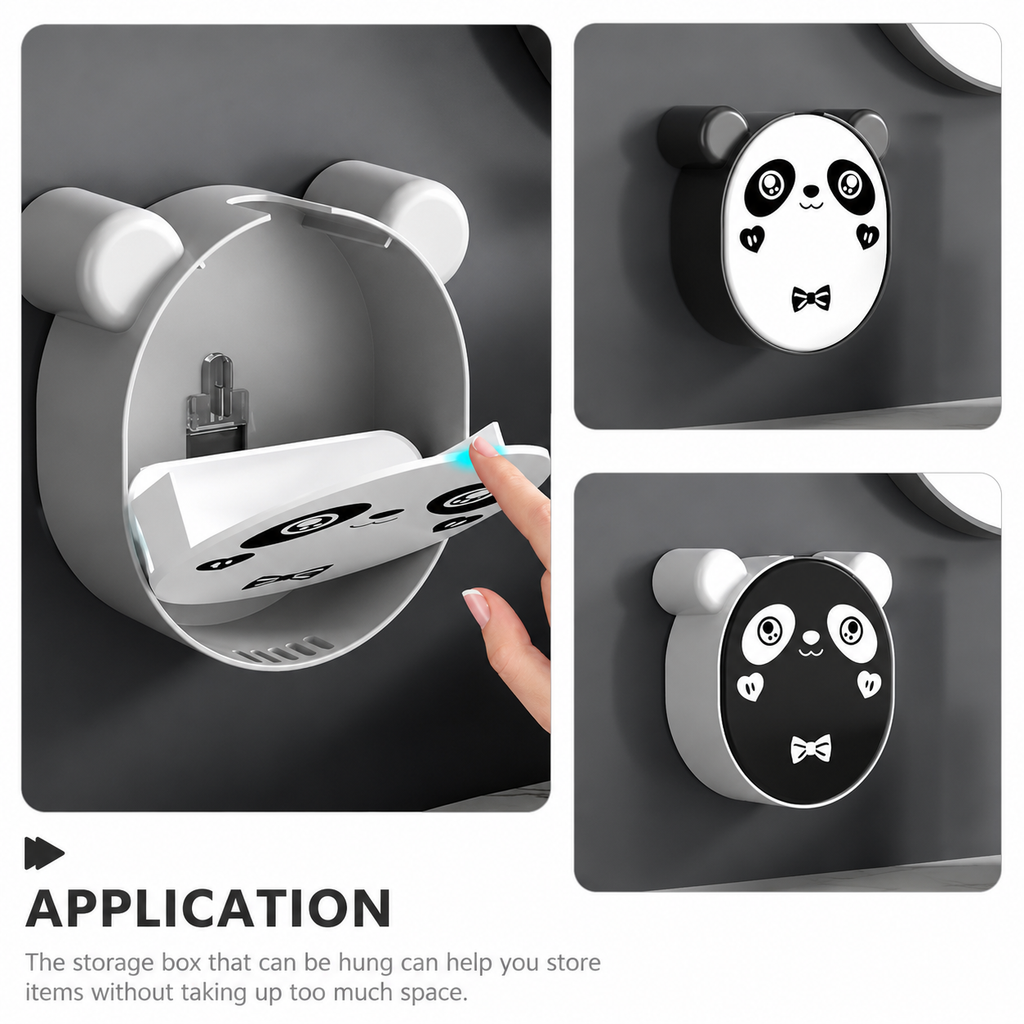 Cute Panda Wall Soap Holder