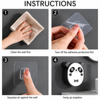 Cute Panda Wall Soap Holder