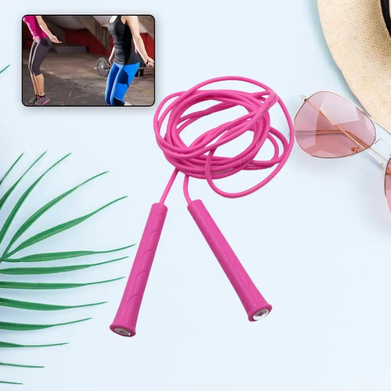 3m Adjustable Plastic Skipping Rope High-Speed Jump Rope for Fitness