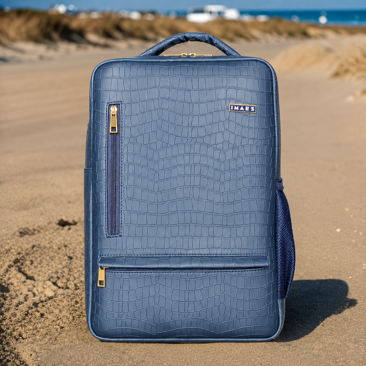 Premium Vegan Leather Laptop Backpack