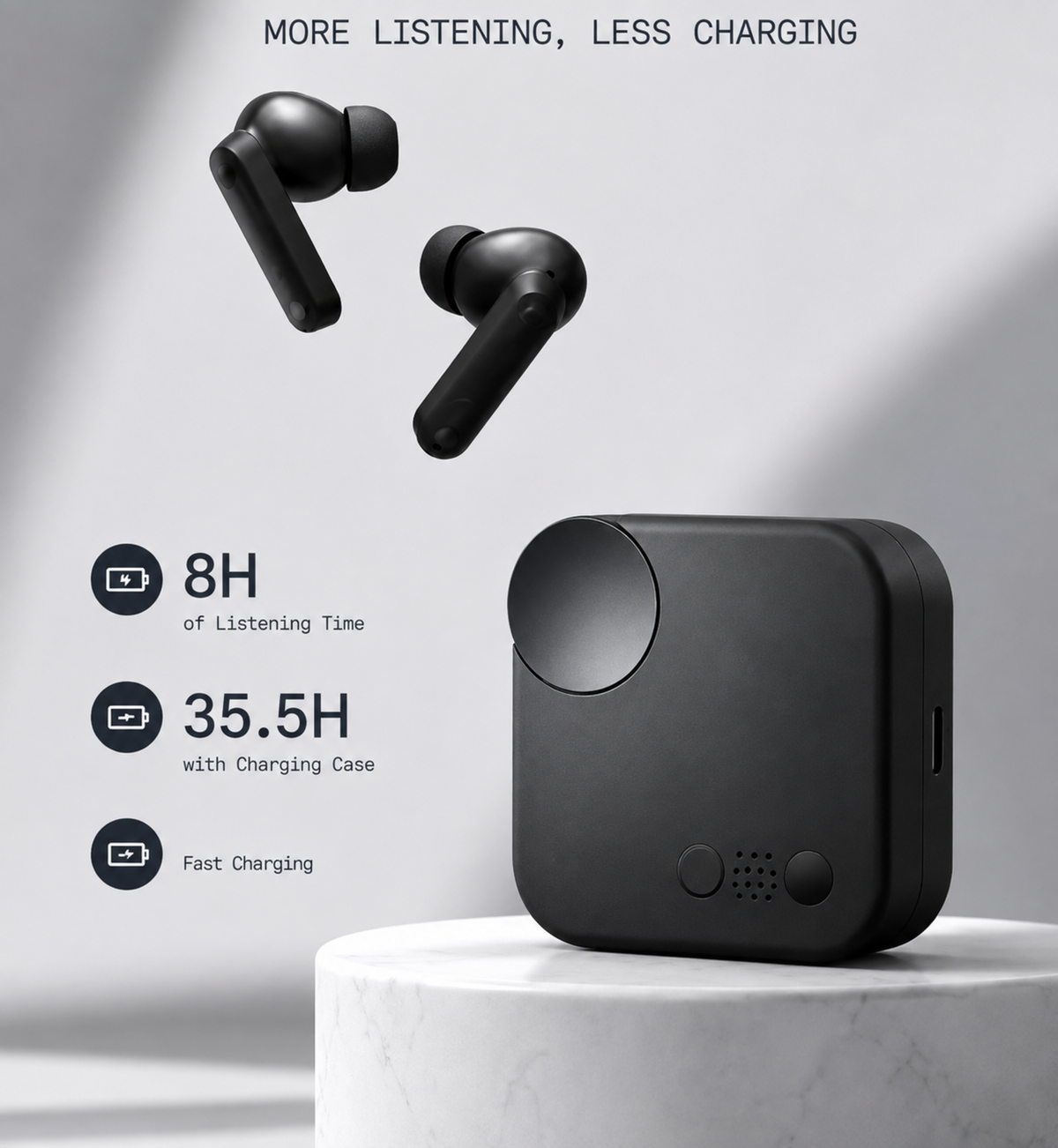 Wireless Bluetooth ANC Earbuds