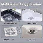 10 Pcs Shower Drain Mesh Stickers | Disposable Hair Catcher Drain Covers | Bathroom Floor Drain Filter for Sink, Bathtub, Laundry & Kitchen