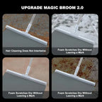 Tot2hom Multifunctional Magic Broom 38 Inch Floor Wiper Brush, 180 Degree Rotatable Wiper Retractable and Adjustable Broom for Flat Floor, Wiper for Floor Cleaning, Bathroom, Kitchen, Tiles Dust, Water Cleaning, Expendable Handle.