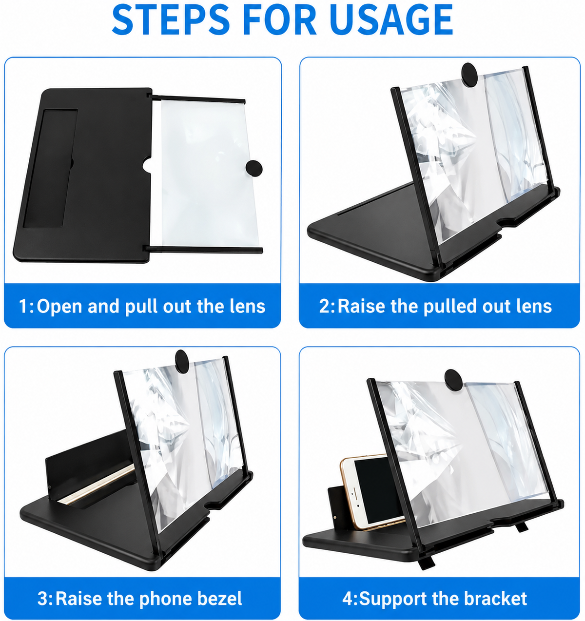 8-Inch HD Mobile Screen Magnifier