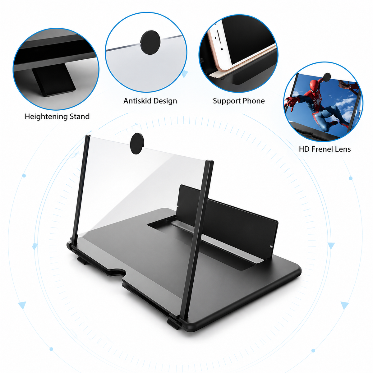 8-Inch HD Mobile Screen Magnifier