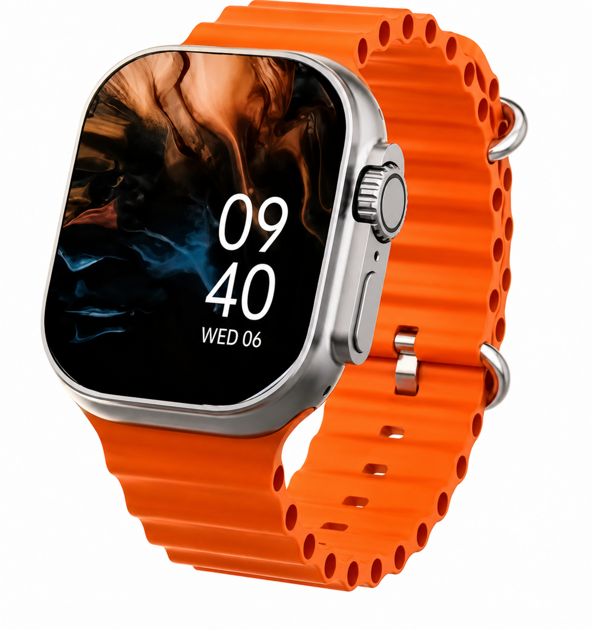 T800/900 Ultra Wireless Charging Watch – Orange Band