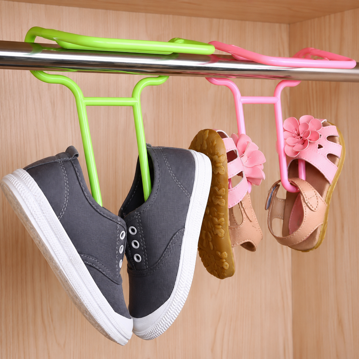 Multi Purpose Shoe Hanger Rack (2 Pc Set)