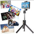 Bluetooth Expandable 3-in-1 Selfie Stick with Wireless Remote & Tripod Stand | Compatible with iPhone, iPad & Android.