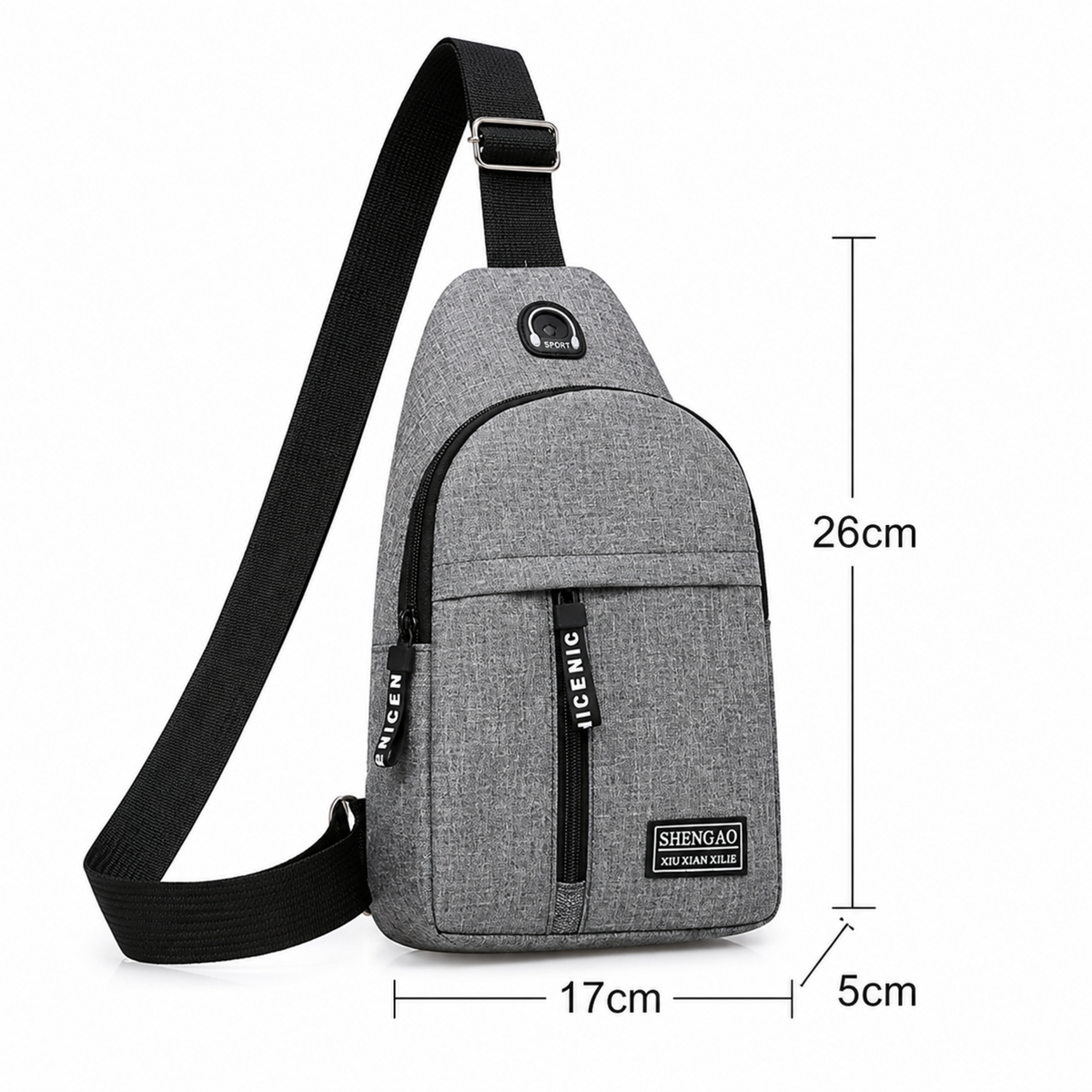 Waterproof Crossbody Sling Travel Bag