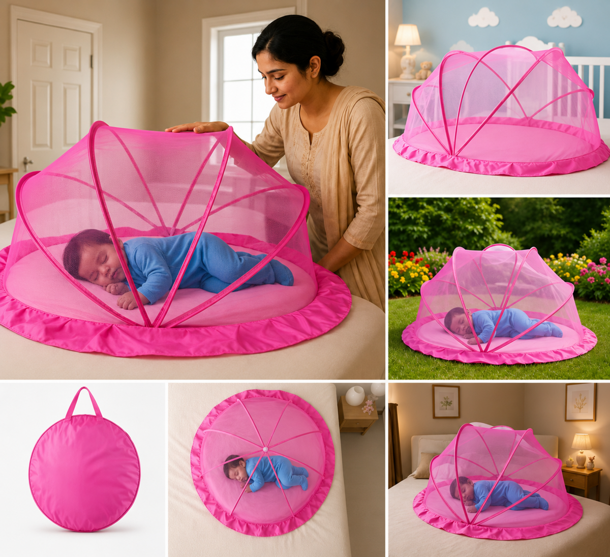 Foldable Baby Mosquito Net Bed