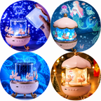 Galaxy Bunny Star Projector Lamp