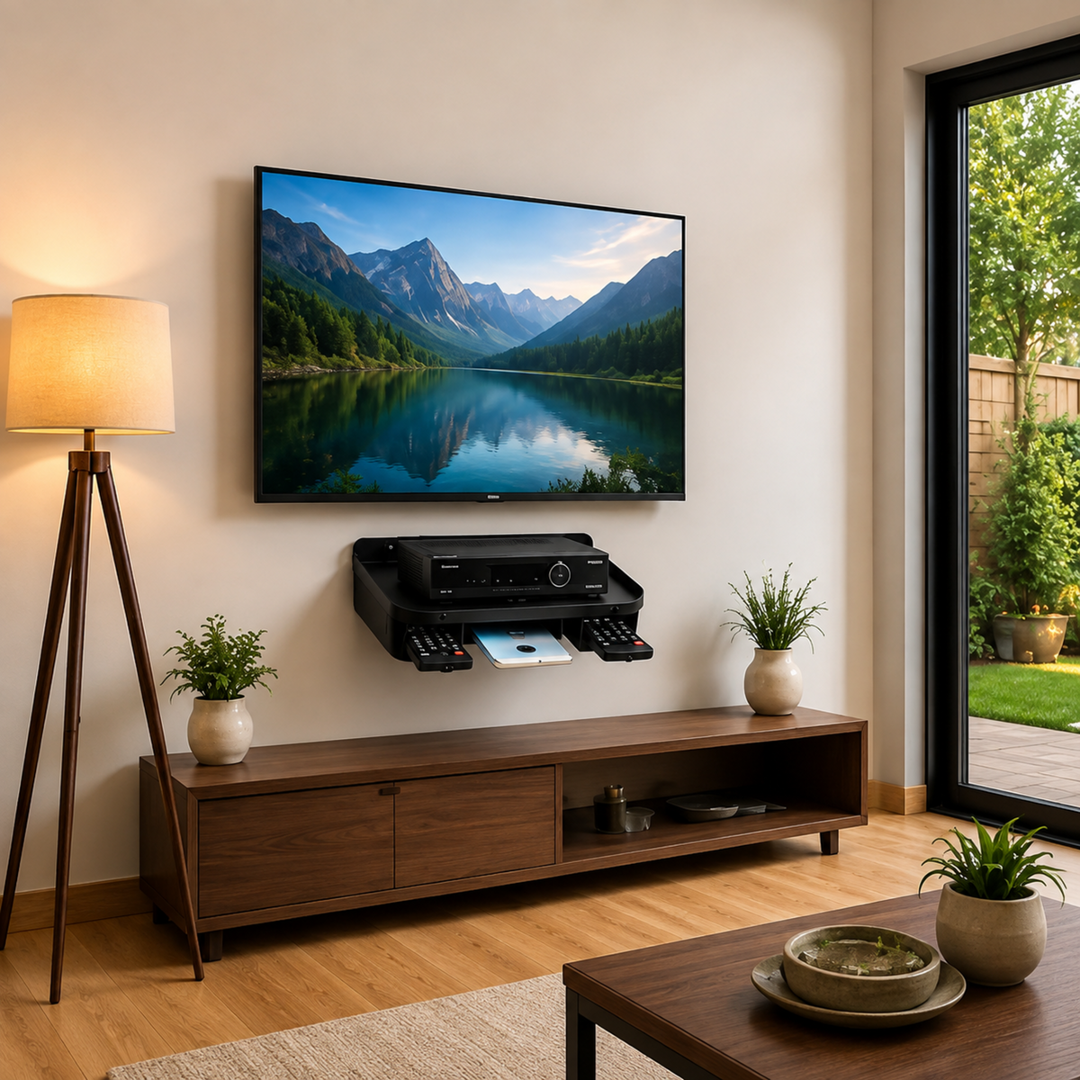 Wall Mount Router Storage Shelf