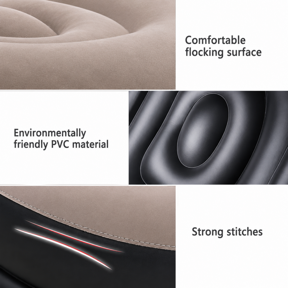 Inflatable Lounge Sofa With Footrest