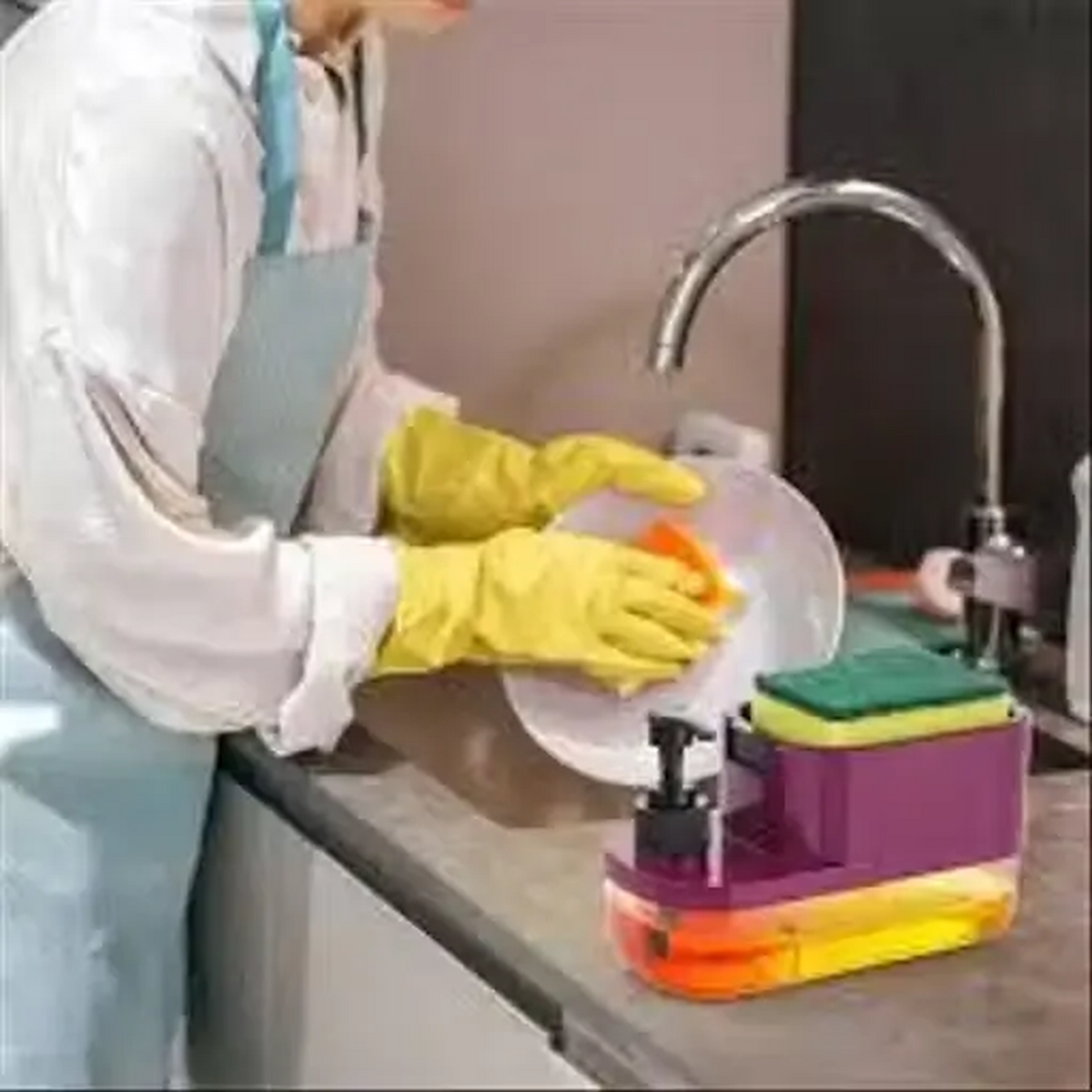 3-in-1 Kitchen Soap Dispenser Set