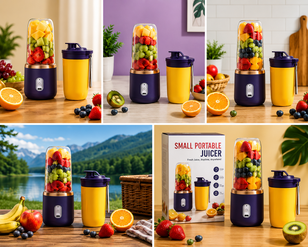 500ML Portable USB Rechargeable Juicer