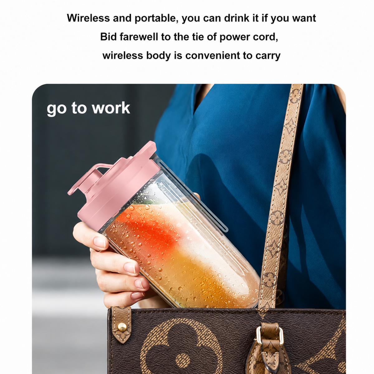 520ML Portable USB Rechargeable Juicer