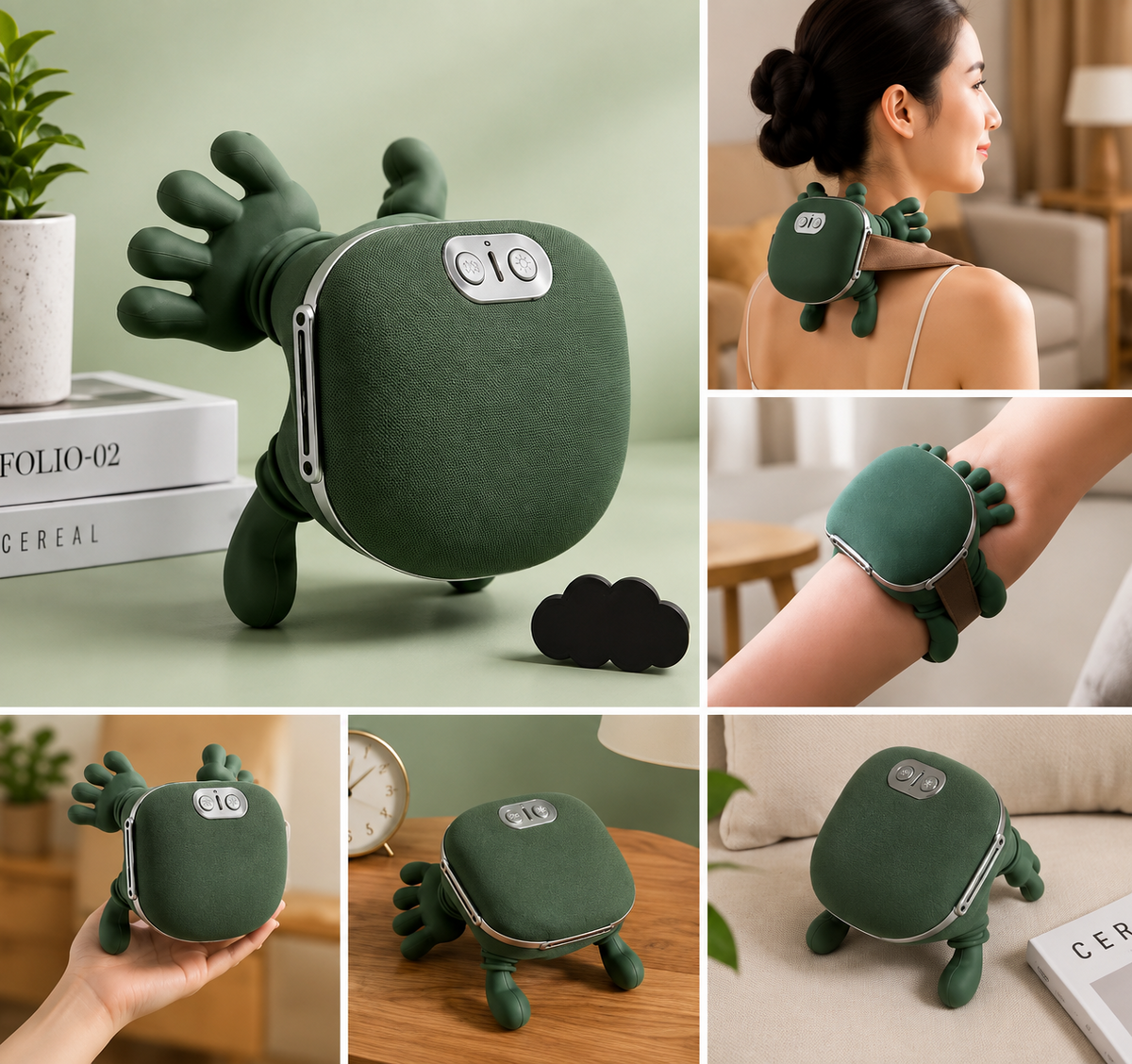 Heated 4D Wireless Neck Back Massager