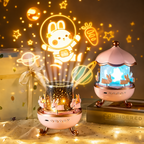 Galaxy Bunny Star Projector Lamp