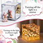 3D Tulip Infinity Mirror Lamp