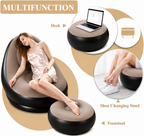 Inflatable Lounge Sofa With Footrest