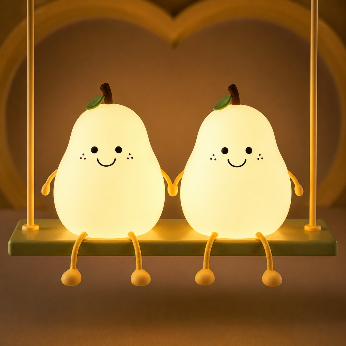 Cute Pear Silicone Night Lamp