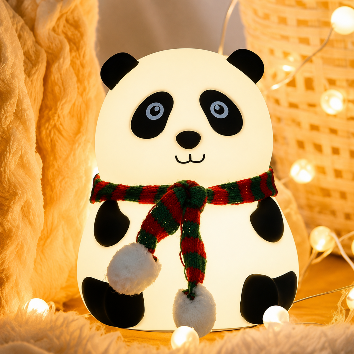Cute Silicone Panda LED Night Lamp
