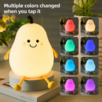 Cute Pear Silicone Night Lamp