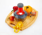Food Chopper Steel Large – Manual Push Chopper