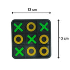 Classic Tic Tac Toe Board Game with Interlocking X & O Pieces